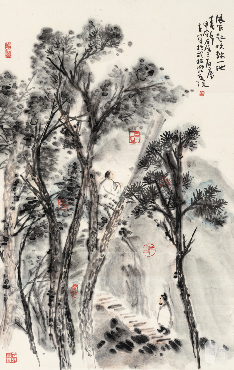 曾 宓 1933-2022 赏春 - 图2